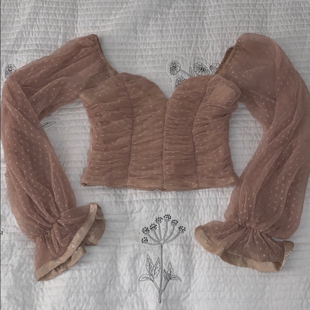 Nude Blouse